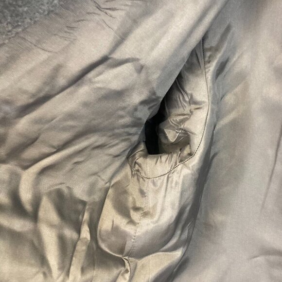 Valerie Stevens Wool & Cashmere Blazer Jacket Womens Size 12 Open Front Gray - Picture 11 of 11